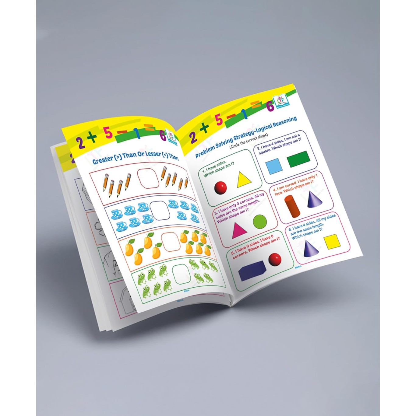 Learning Through Fun:Maths Champions Activity Book for Kids Ages 5–8 | Fun Counting, Tracing, Puzzles, Sequences, Word Problems & Mazes | Early Learning Workbook for Kindergarten to Grade 2