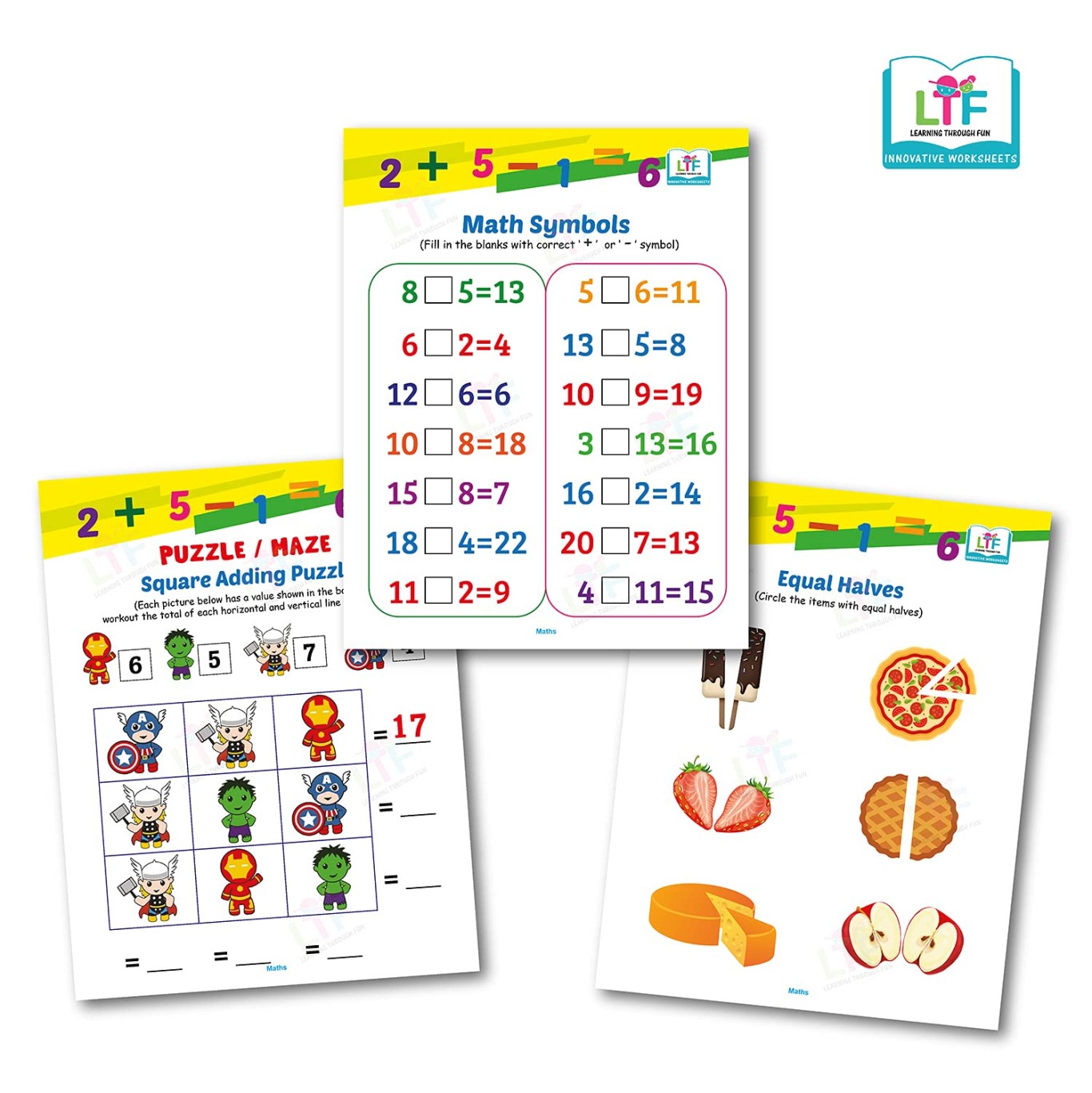 Learning Through Fun:Maths Champions Activity Book for Kids Ages 5–8 | Fun Counting, Tracing, Puzzles, Sequences, Word Problems & Mazes | Early Learning Workbook for Kindergarten to Grade 2