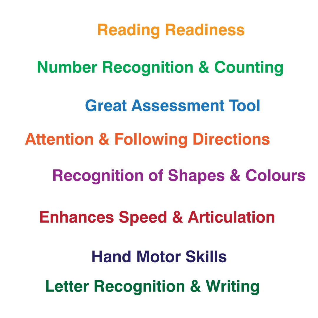 Learning Through Fun Early Learning Activity Book for Kids Ages 4–7 – Preschool Worksheets, Alphabet & Numbers Practice, Brain Development, Homeschool Workbook